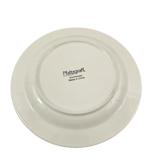 Pfaltzgraff Sommersby Strawberry 8.5”Stoneware Salad Luncheon Plates Set of 4 - Picture 5 of 16